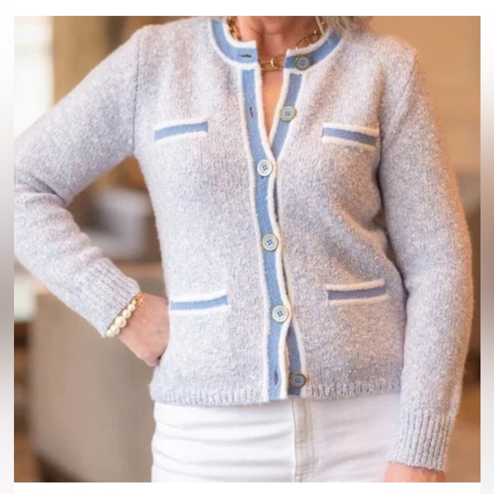 J. Crew marled sweater lady jacket